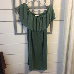 Off the shoulder dress